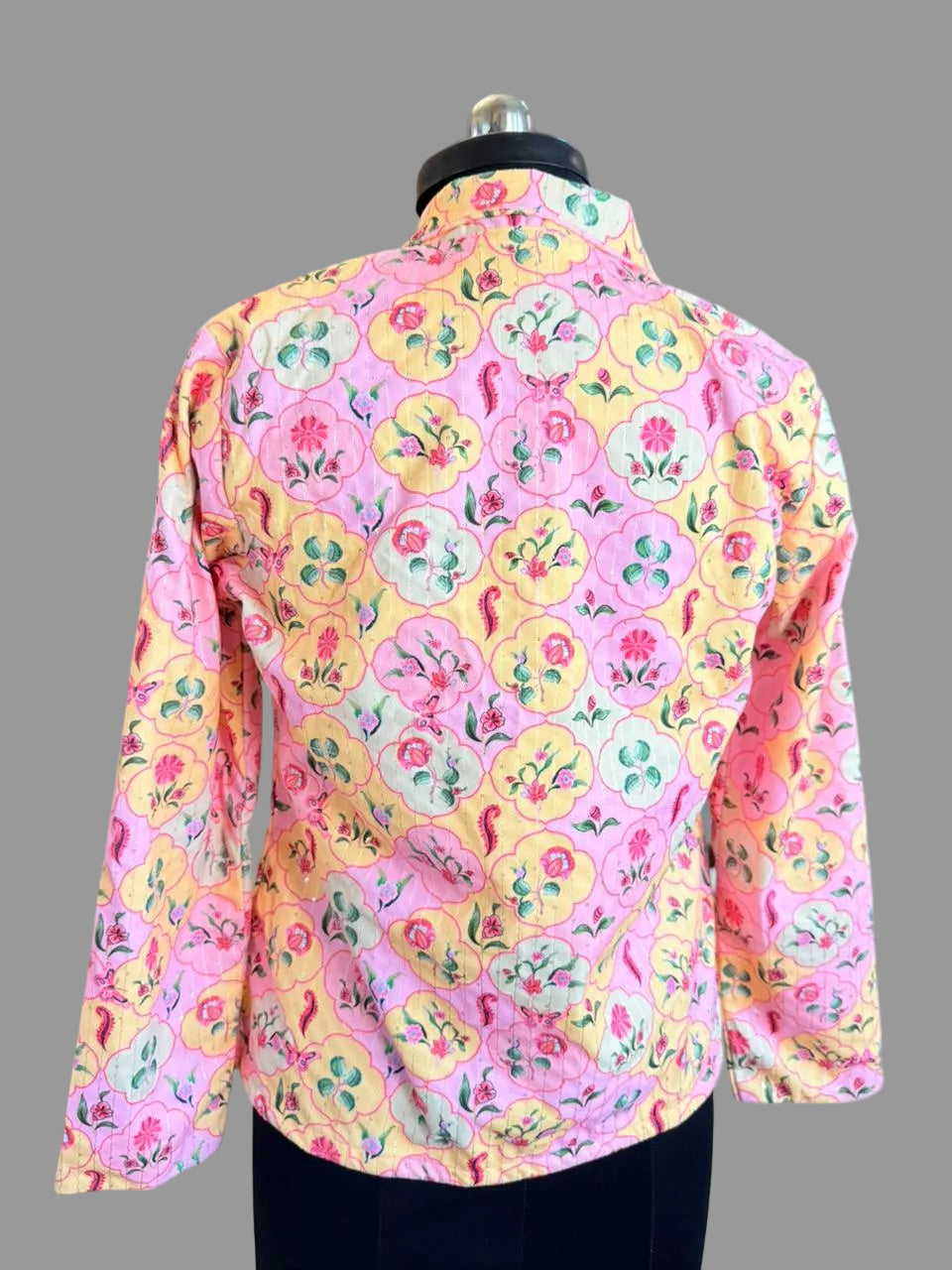Velvet Edit: Mugal Floral Art Sequins Velvet Women's Jacket