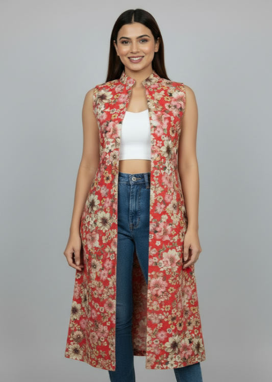 Switch Up Your Style With Reversible Women's Long Jacket