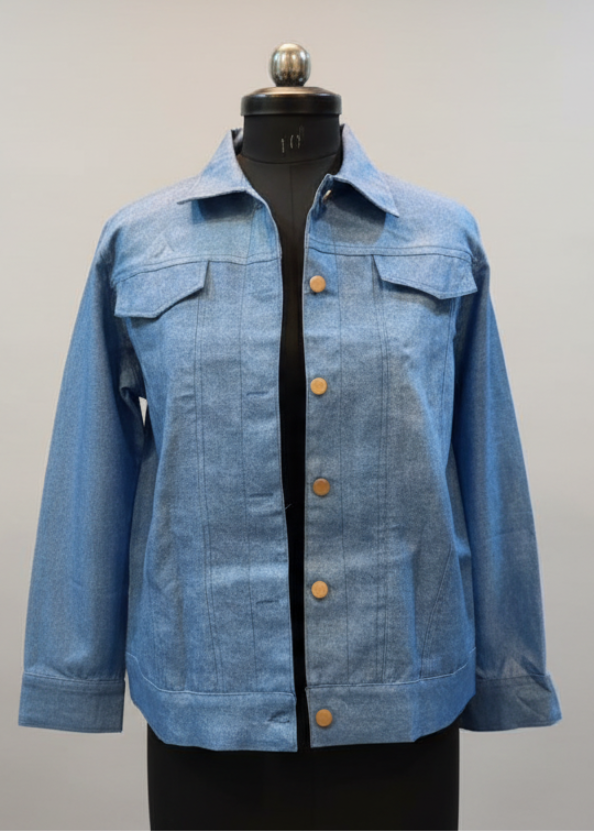 Quirky Queen: Fearless Deniim Inspired Women's Jacket