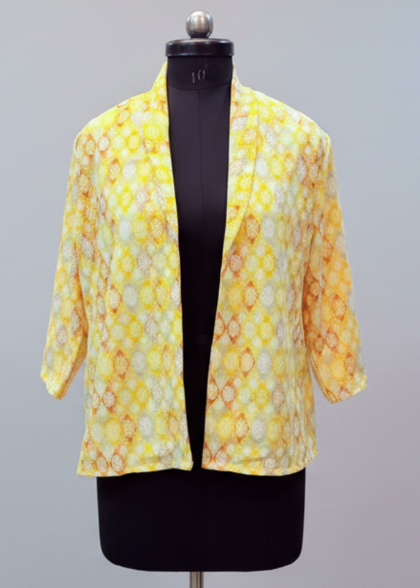 Instant Icon : Flowy Yellow Sleeve Blazer
