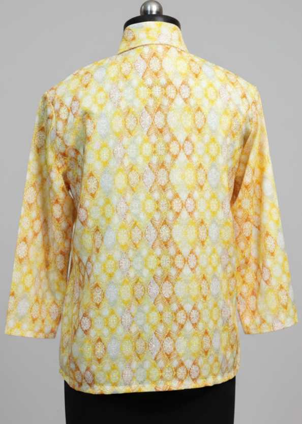 Instant Icon : Flowy Yellow Sleeve Blazer