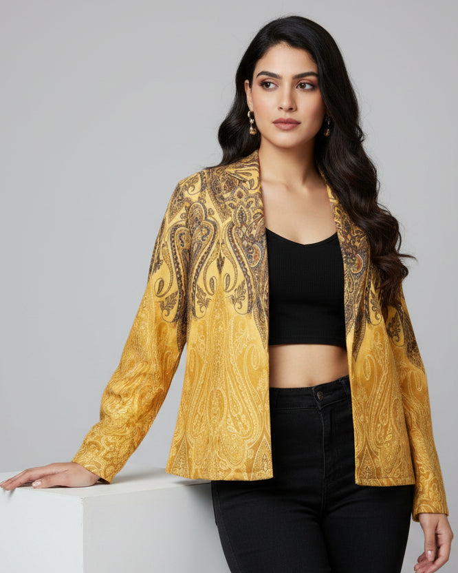 Pashmina Expertly Crafted Superior Quality Ethnic Jacket