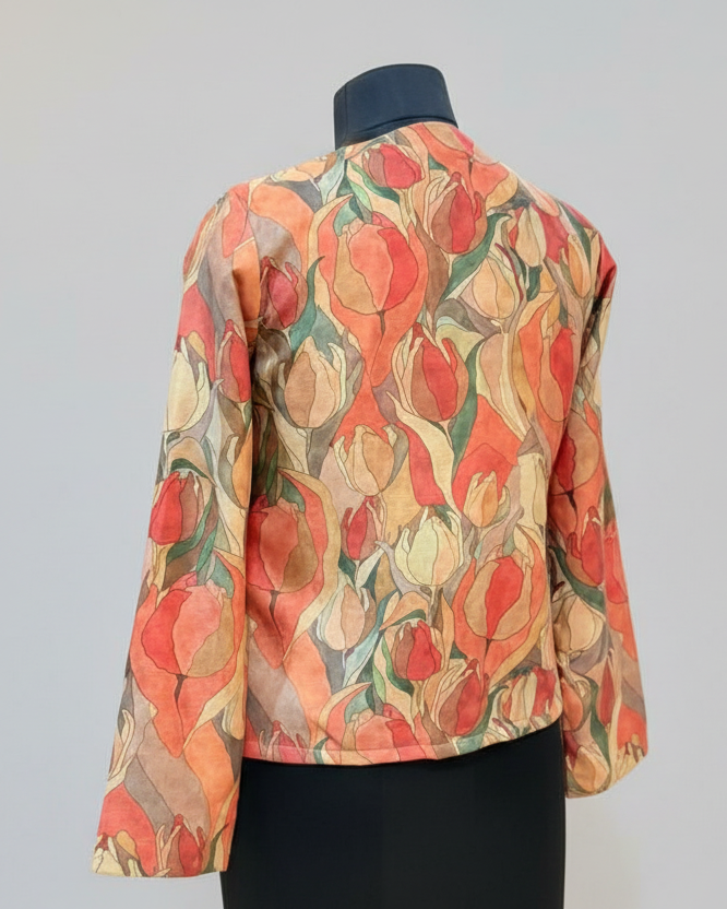 Travel in Style: Floral Pasmina Jacket