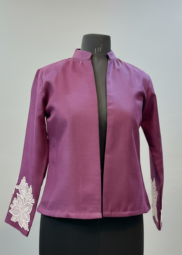 Fusion Purple Patch Jacket For the Bold Woman