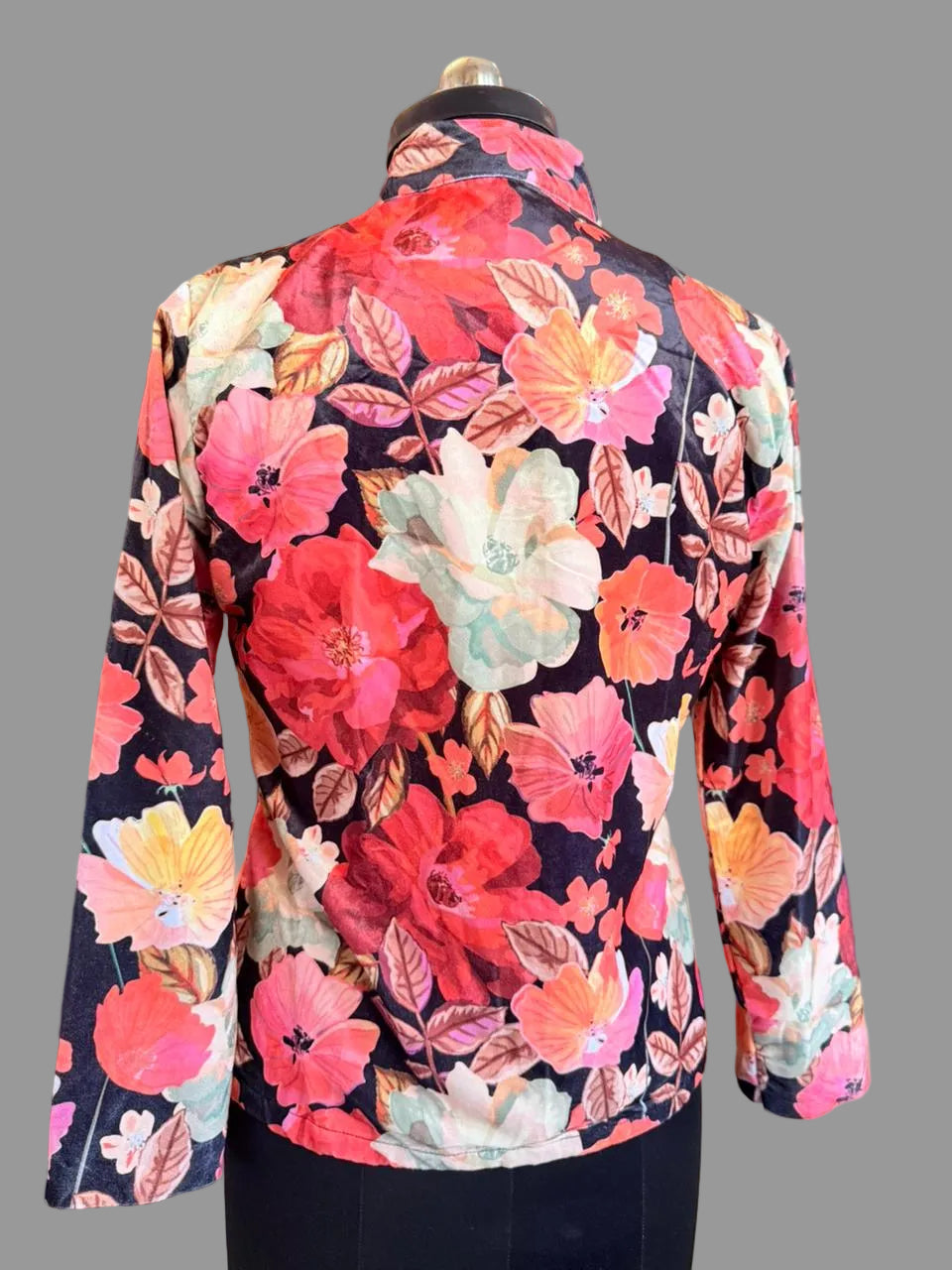 New Year Glow : Warm and Stylish Velvet Jacket for Women
