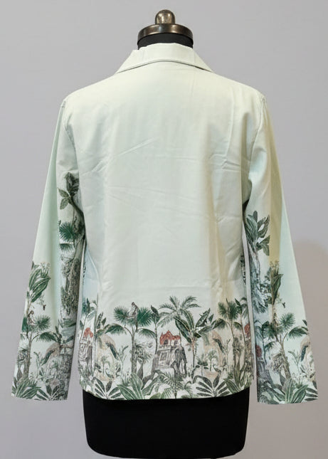 Casual Mein Class - Women's Floral Jacket for Everyday Glam