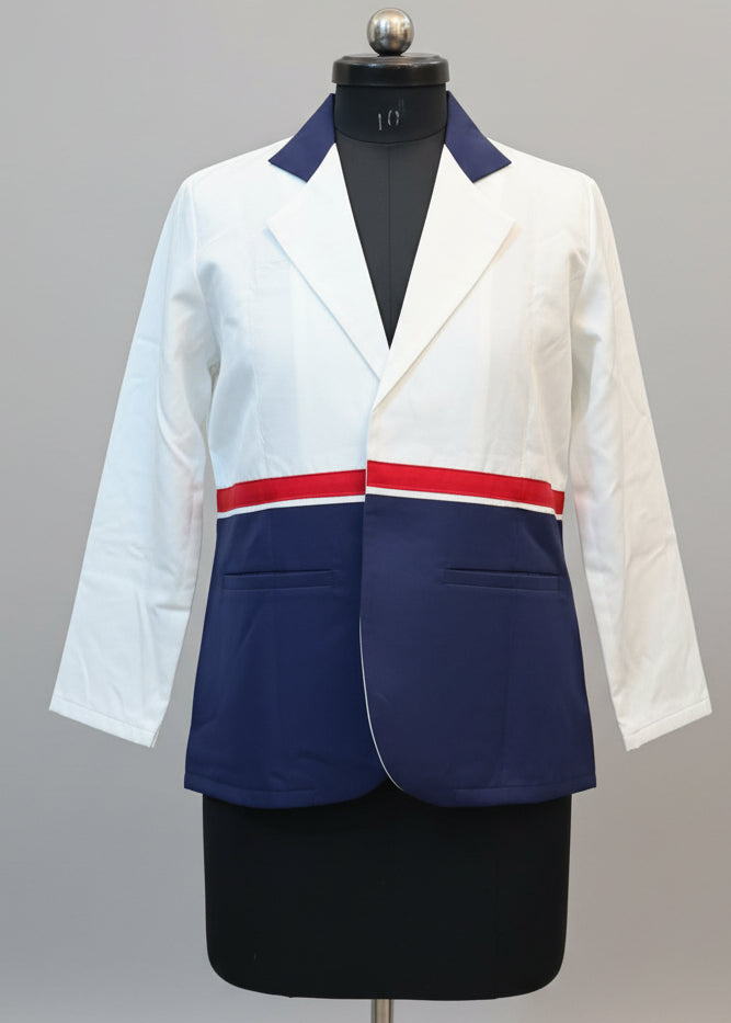 Color Block Edit : Stylish Blend Cotton Women's Jacket