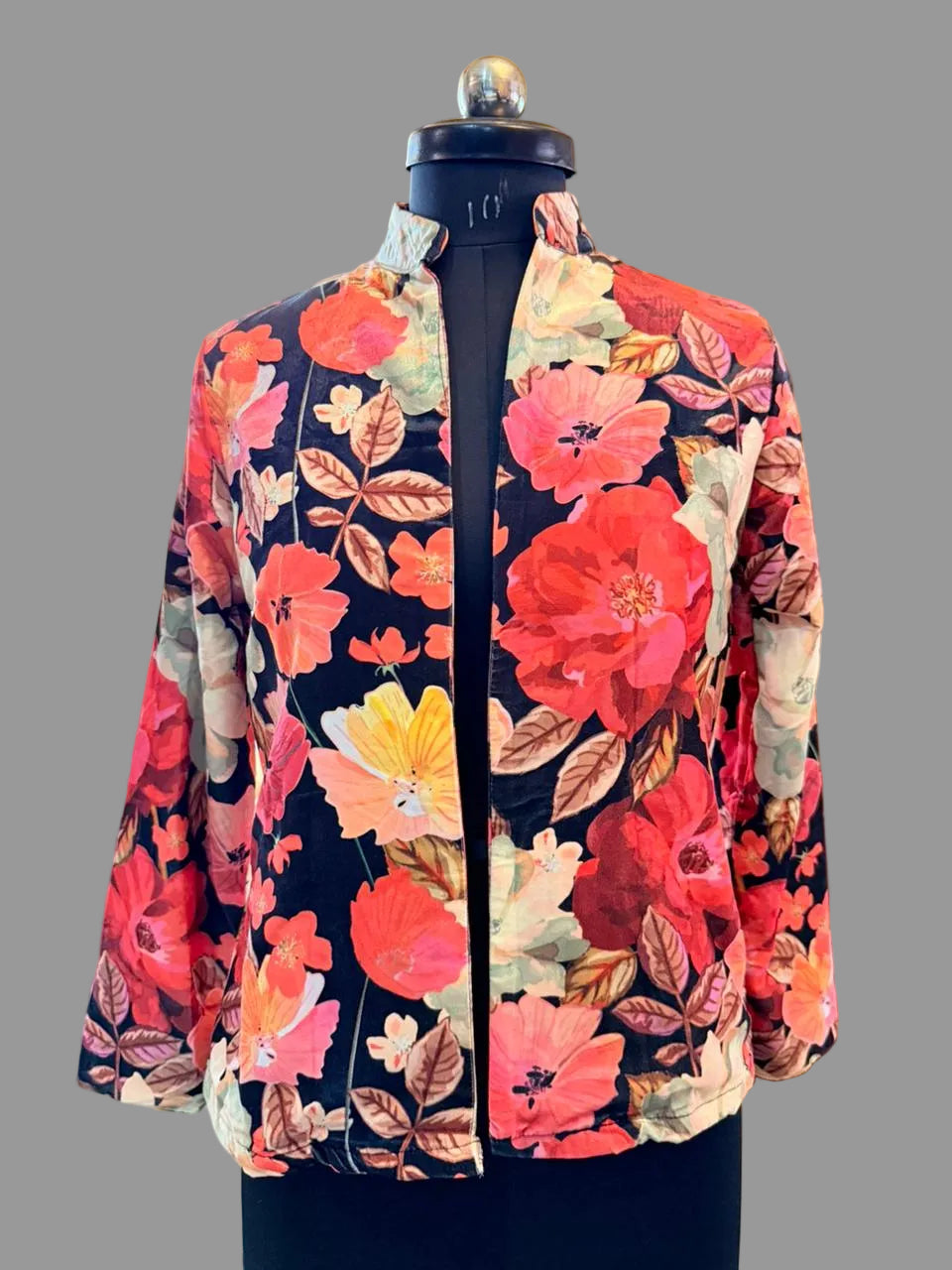 New Year Glow : Warm and Stylish Velvet Jacket for Women